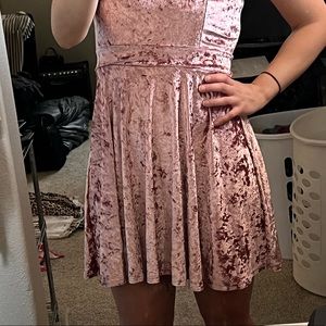 Cute skater dress, velvety soft and comfortable